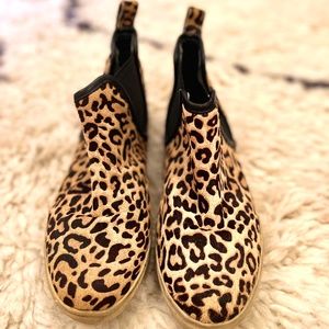 Steve Madden Leopard Print Ankle Boots